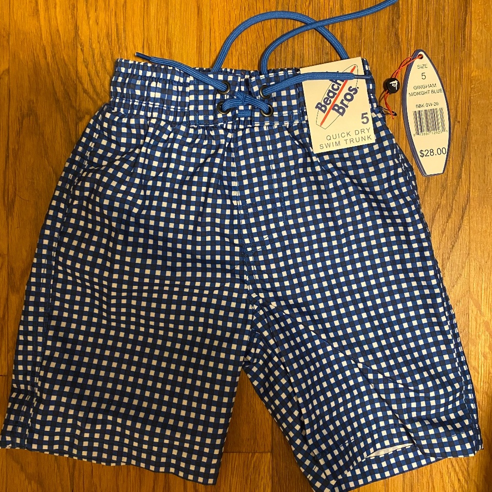 Beach Bros swimming trunks/bathing suit toddler/boys size 5